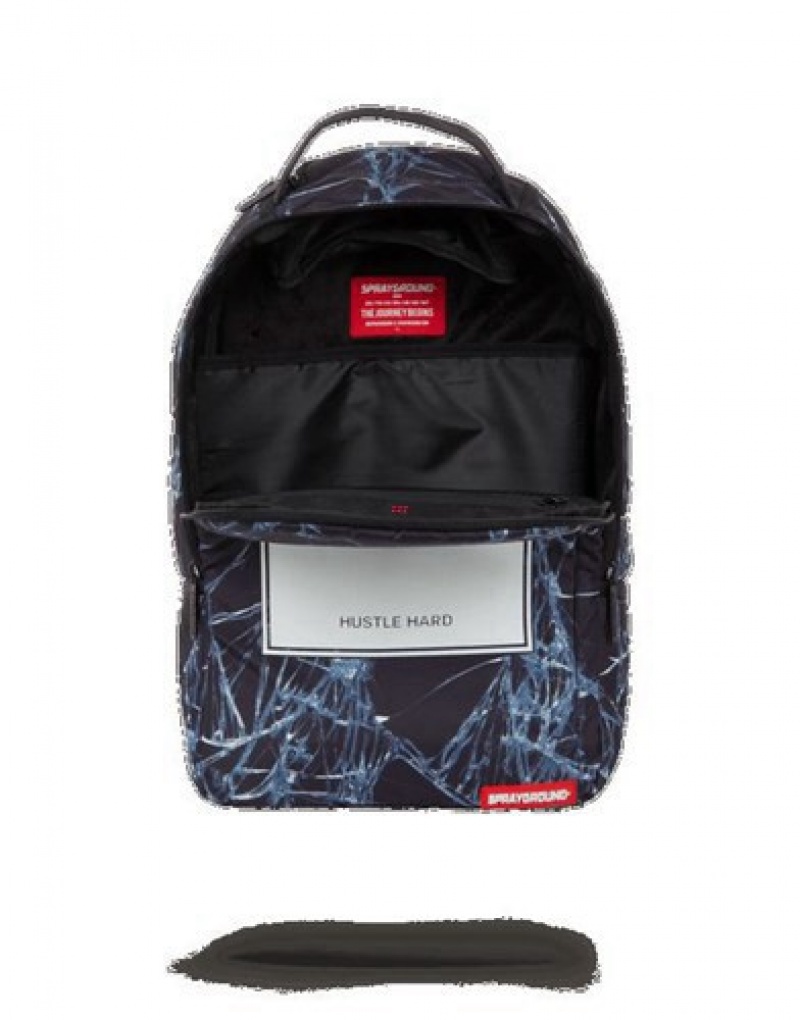 Black Sprayground Sprygrnd No. 1 Backpacks | 98716-OFMP