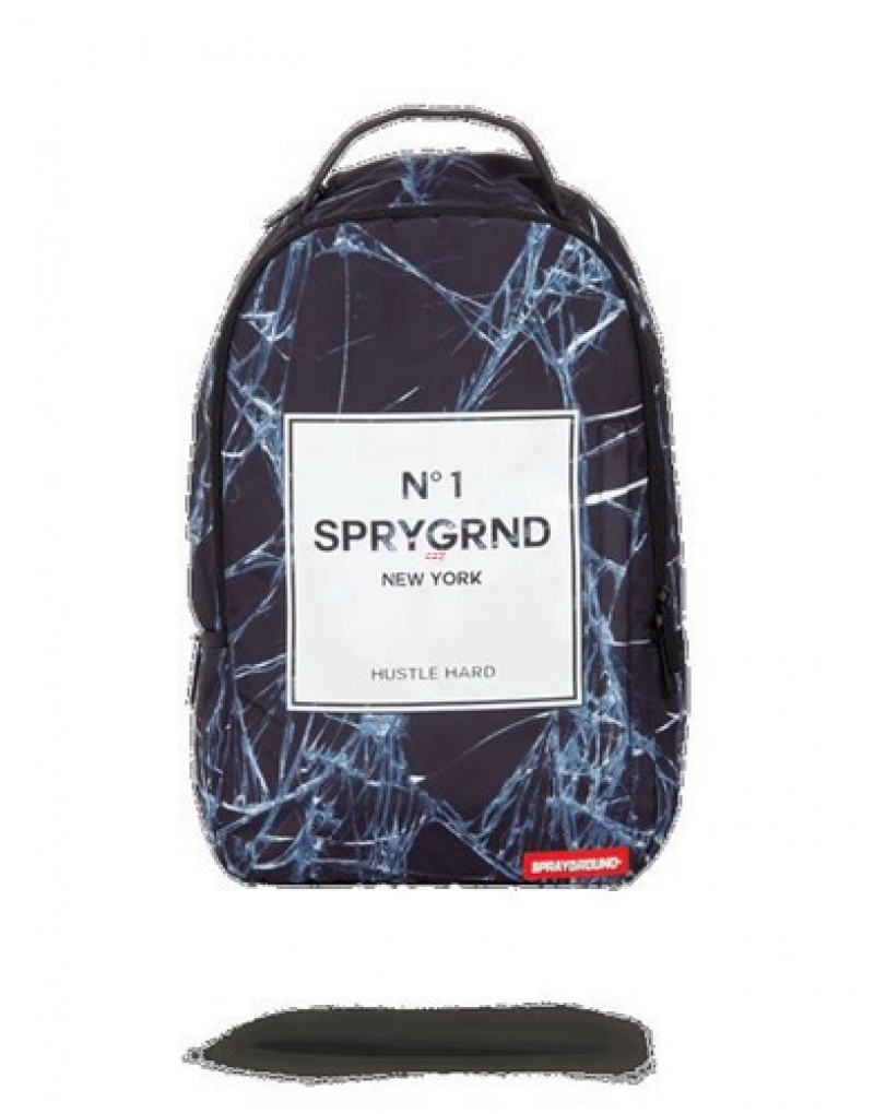 Black Sprayground Sprygrnd No. 1 Backpacks | 98716-OFMP