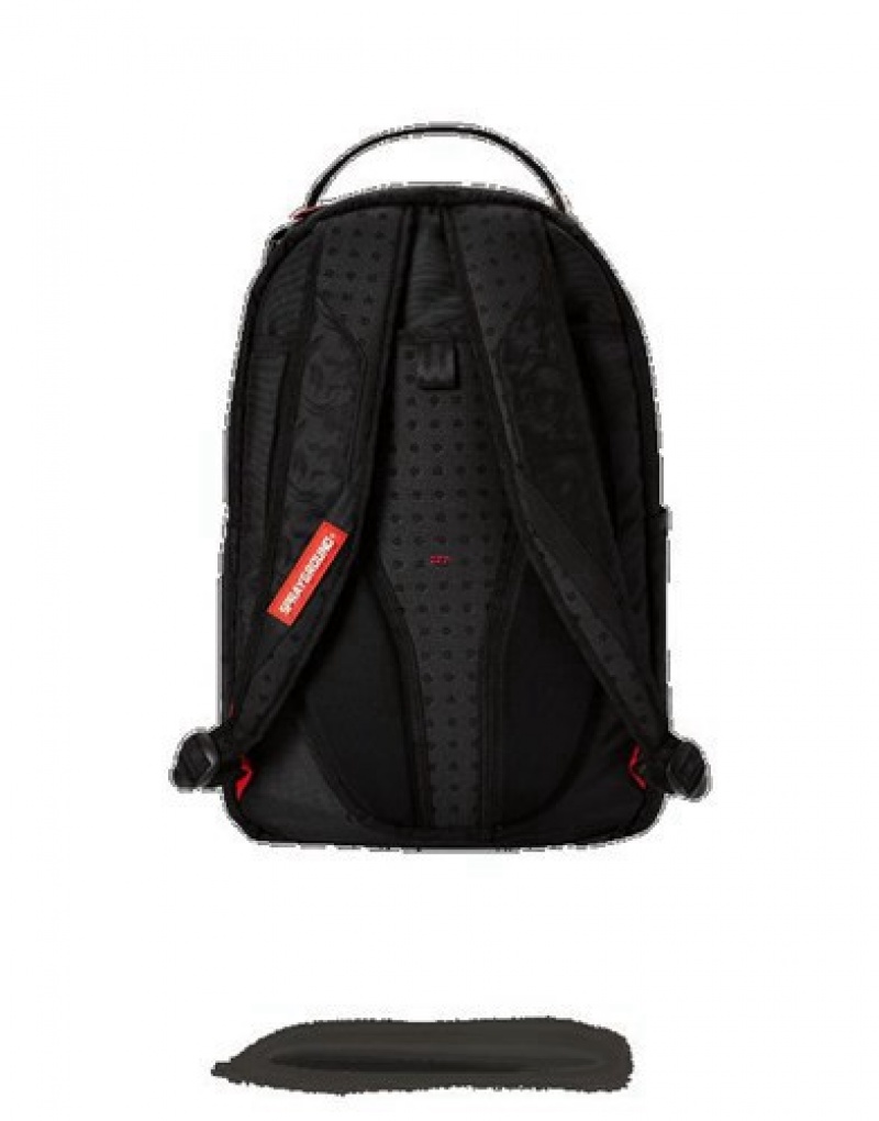 Black Sprayground Take Off (Birdshark) Backpacks | 49216-VIOX