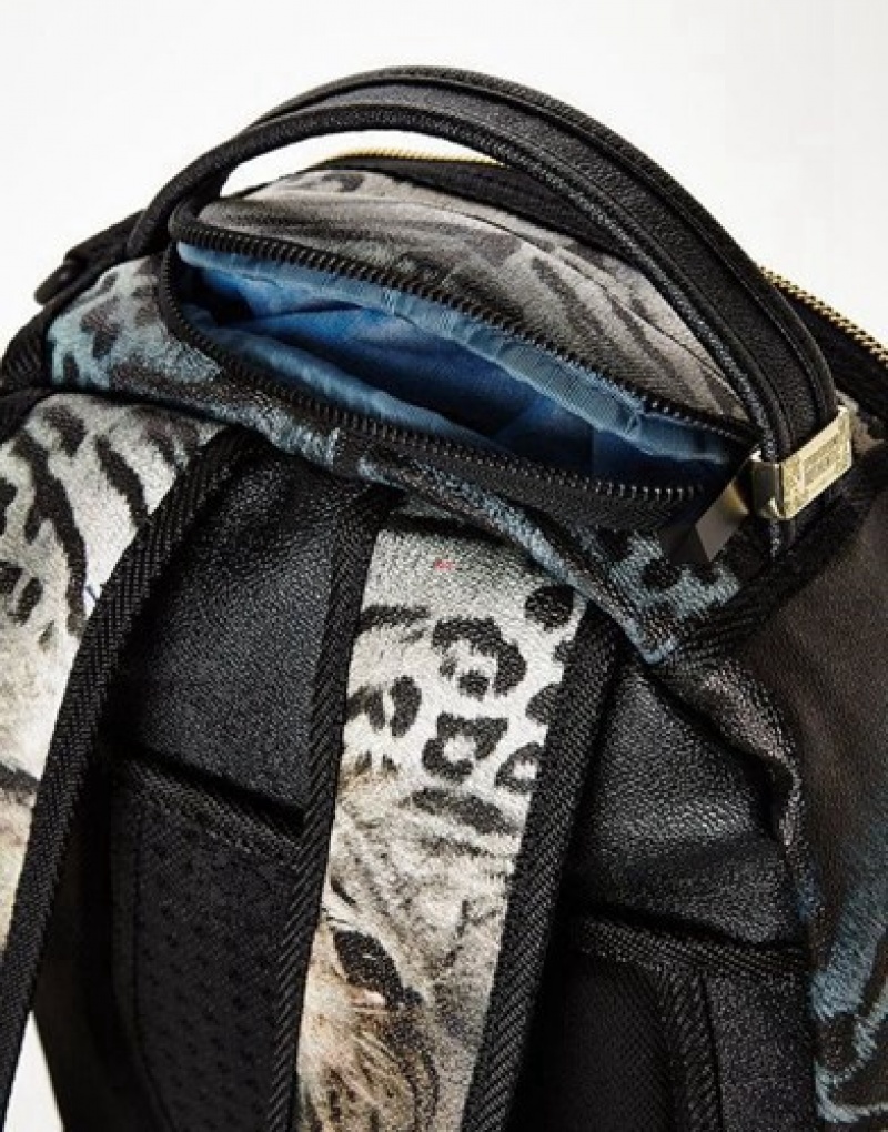 Black Sprayground The Beast Backpacks | 08193-VQUX