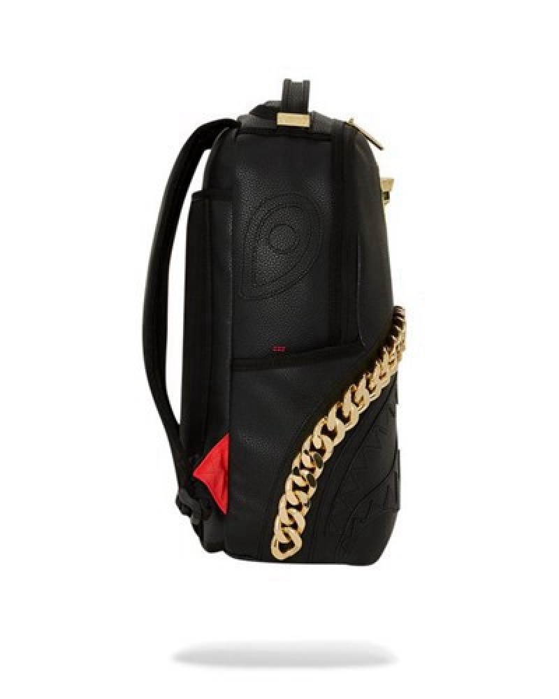 Black Sprayground The Champ (Dlxv) Backpacks | 40857-YEFX