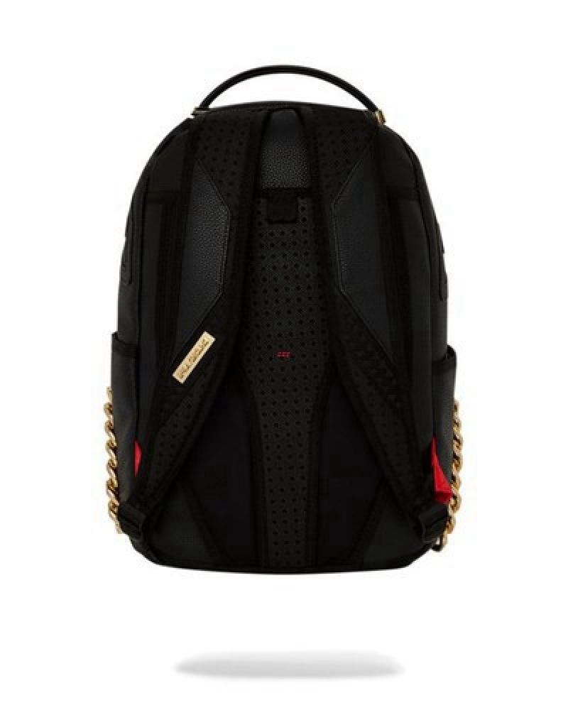 Black Sprayground The Champ (Dlxv) Backpacks | 40857-YEFX