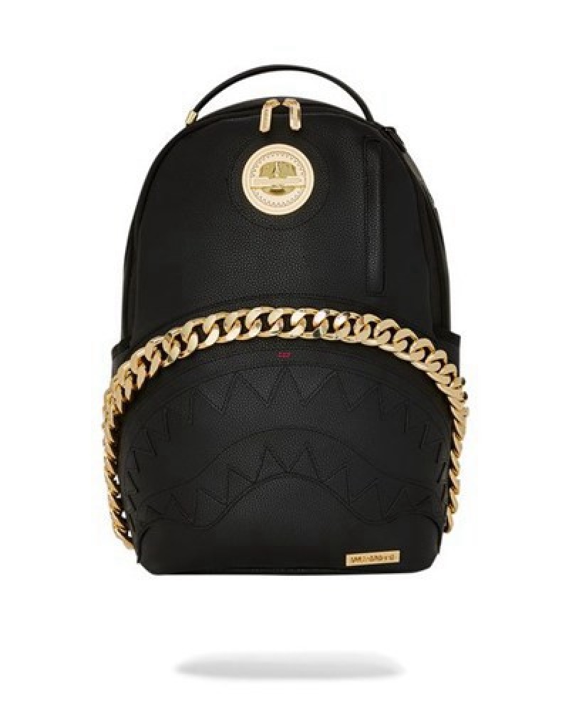 Black Sprayground The Champ (Dlxv) Backpacks | 40857-YEFX