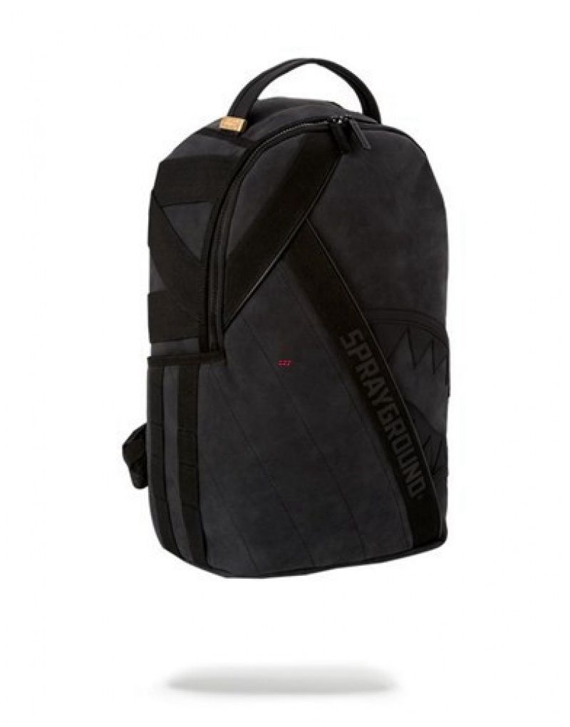 Black Sprayground The Darkside Backpacks | 68510-NIPO