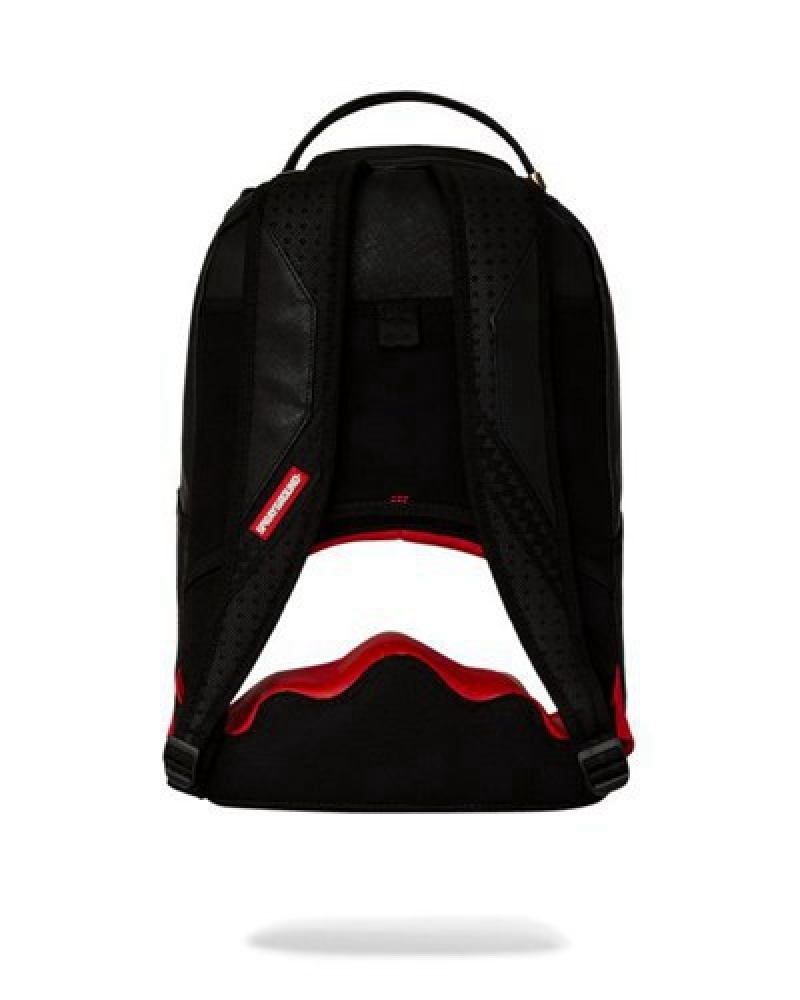 Black Sprayground The Decoder (Dlxv) Backpacks | 86139-HYNB