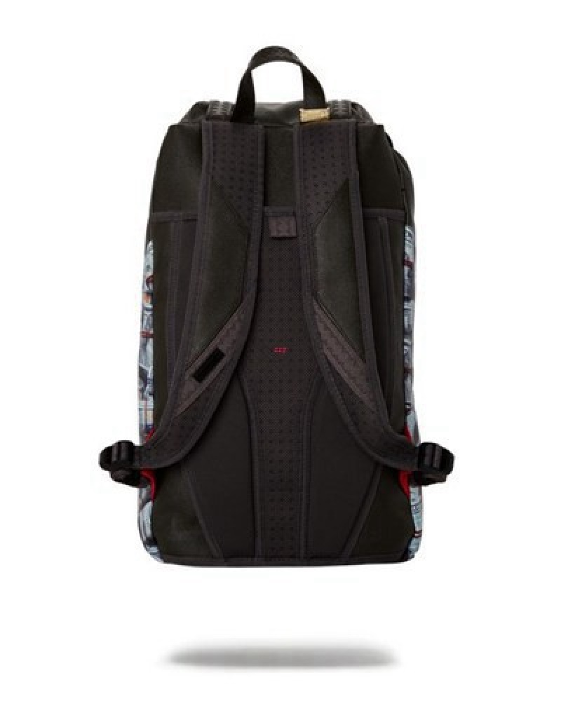 Black Sprayground The Entrepreneur Hills Backpacks | 98257-SHET