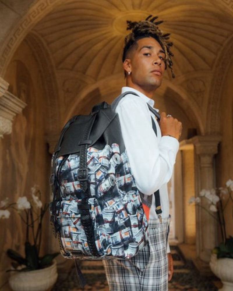 Black Sprayground The Entrepreneur Hills Backpacks | 98257-SHET