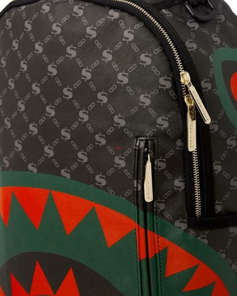 Black Sprayground The Godfather (Dlxv) Backpacks | 82435-APYH