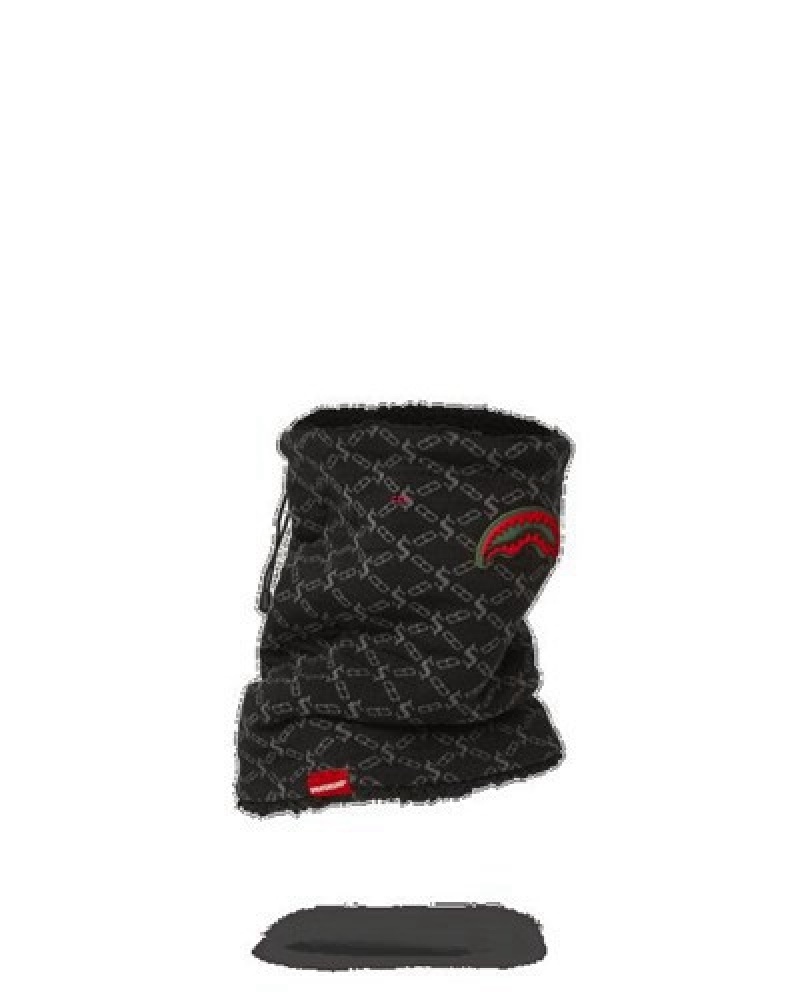 Black Sprayground The Godfather Neck Warmer | 18573-NCVH