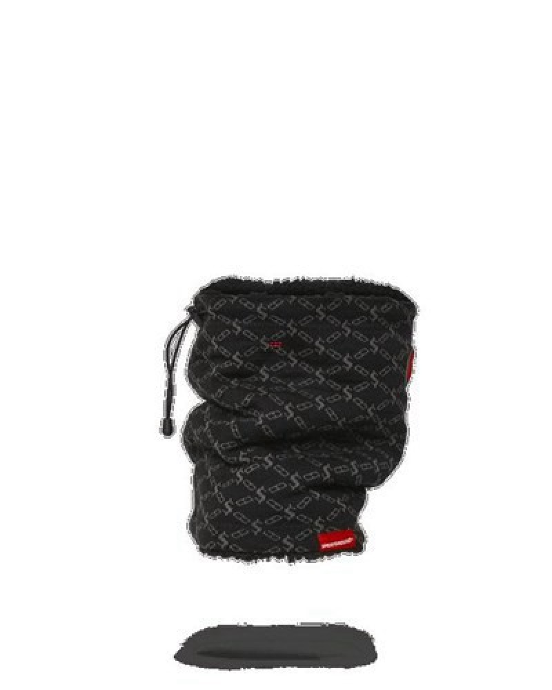 Black Sprayground The Godfather Neck Warmer | 18573-NCVH