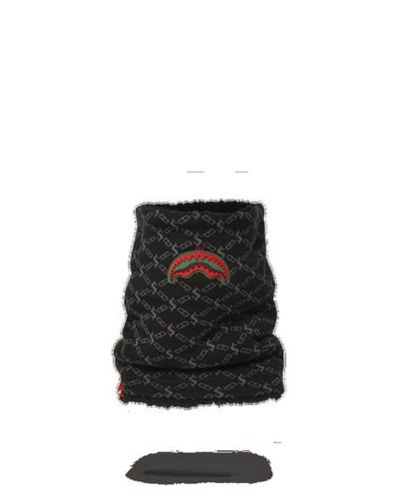 Black Sprayground The Godfather Neck Warmer | 18573-NCVH