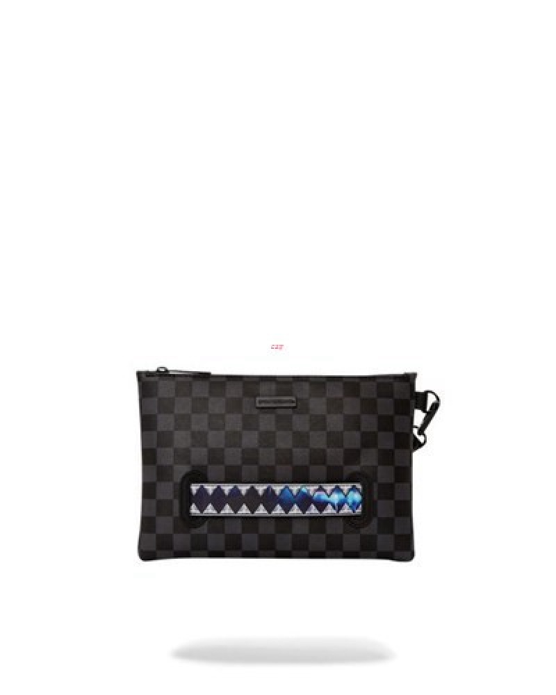 Black Sprayground The Undercurrent Cross-over Clutch Bag | 84356-ALOR