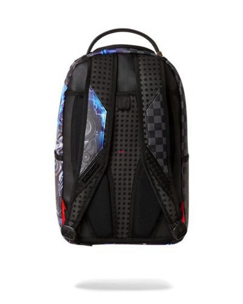 Black Sprayground The Undercurrent (Dlxv) Backpacks | 35461-JMYH