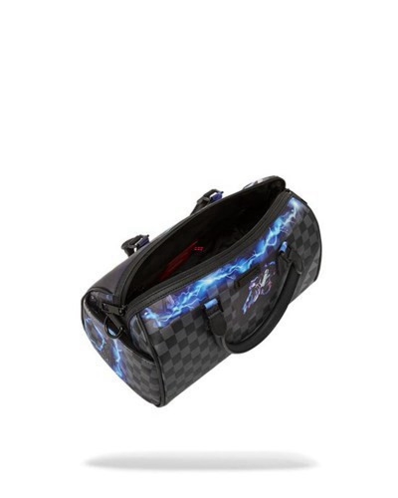 Black Sprayground The Undercurrent Mini Duffle Bags | 57603-PREZ