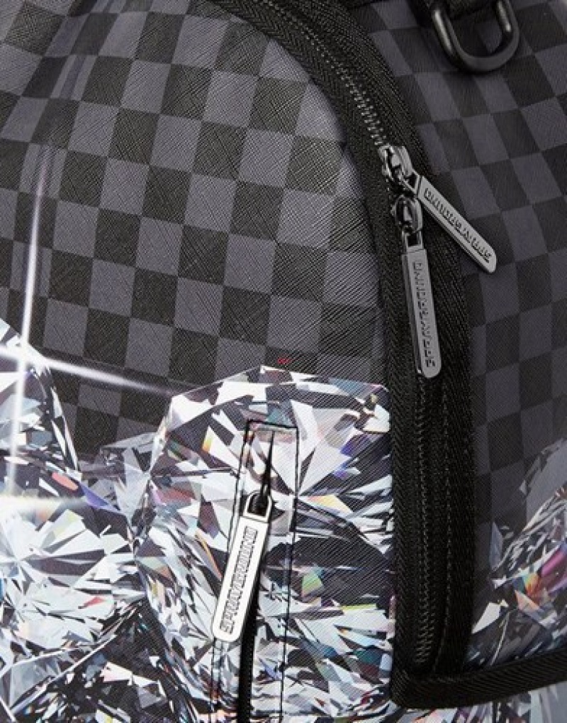 Black Sprayground Too Many Karats Backpacks | 76034-FPGR