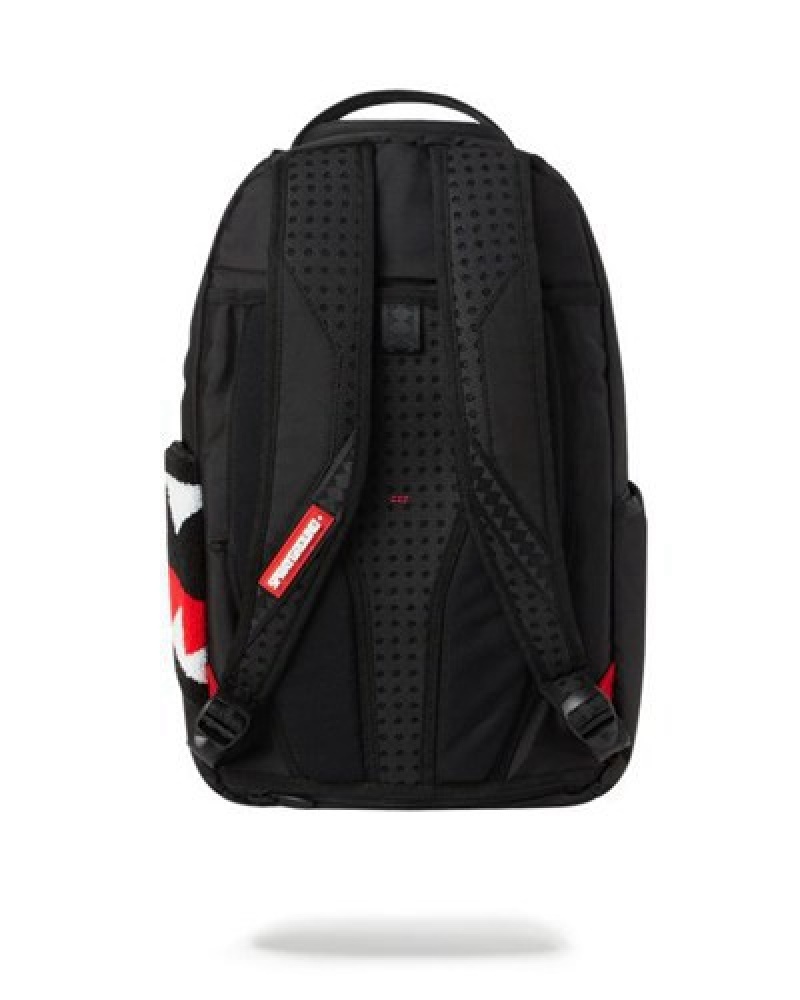 Black Sprayground Torpedo Shark Backpacks | 28701-CDKB