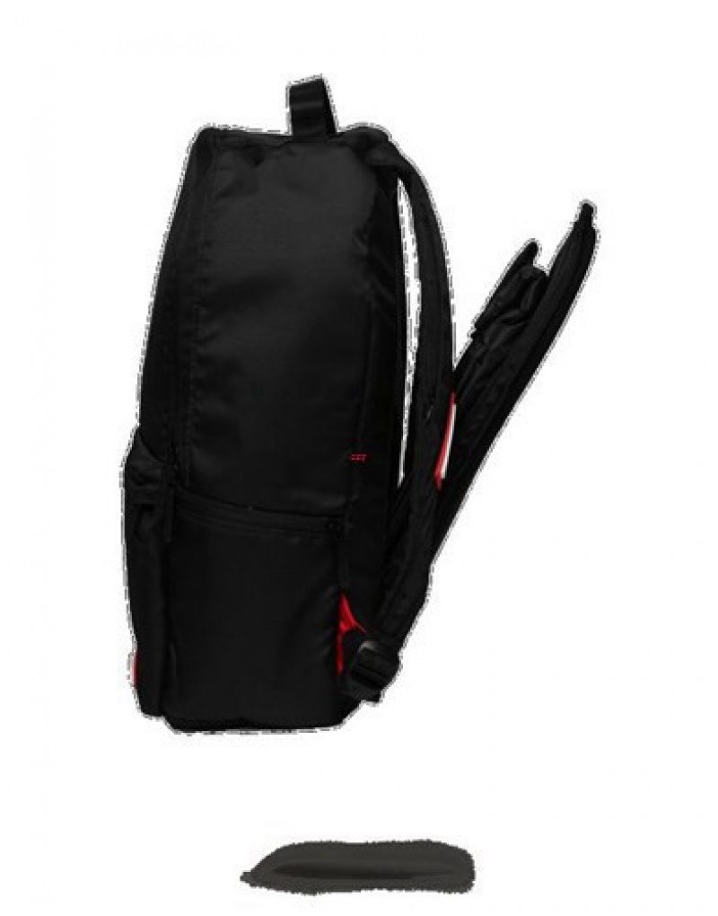 Black Sprayground Transporter 2.0 Backpacks | 91235-TVWZ