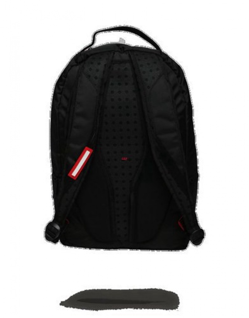 Black Sprayground Transporter 2.0 Backpacks | 91235-TVWZ