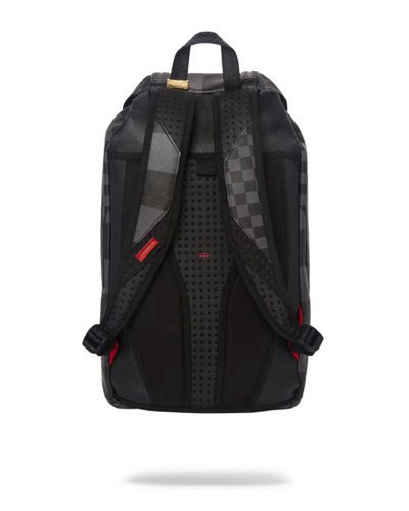 Black Sprayground Xtc Grey Sharks In Paris Hills Backpacks | 89025-CSDU