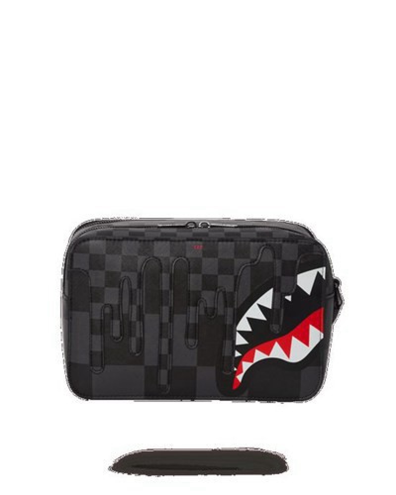 Black Sprayground Xtc Grey Sharks In Paris Bags | 02195-XIUM