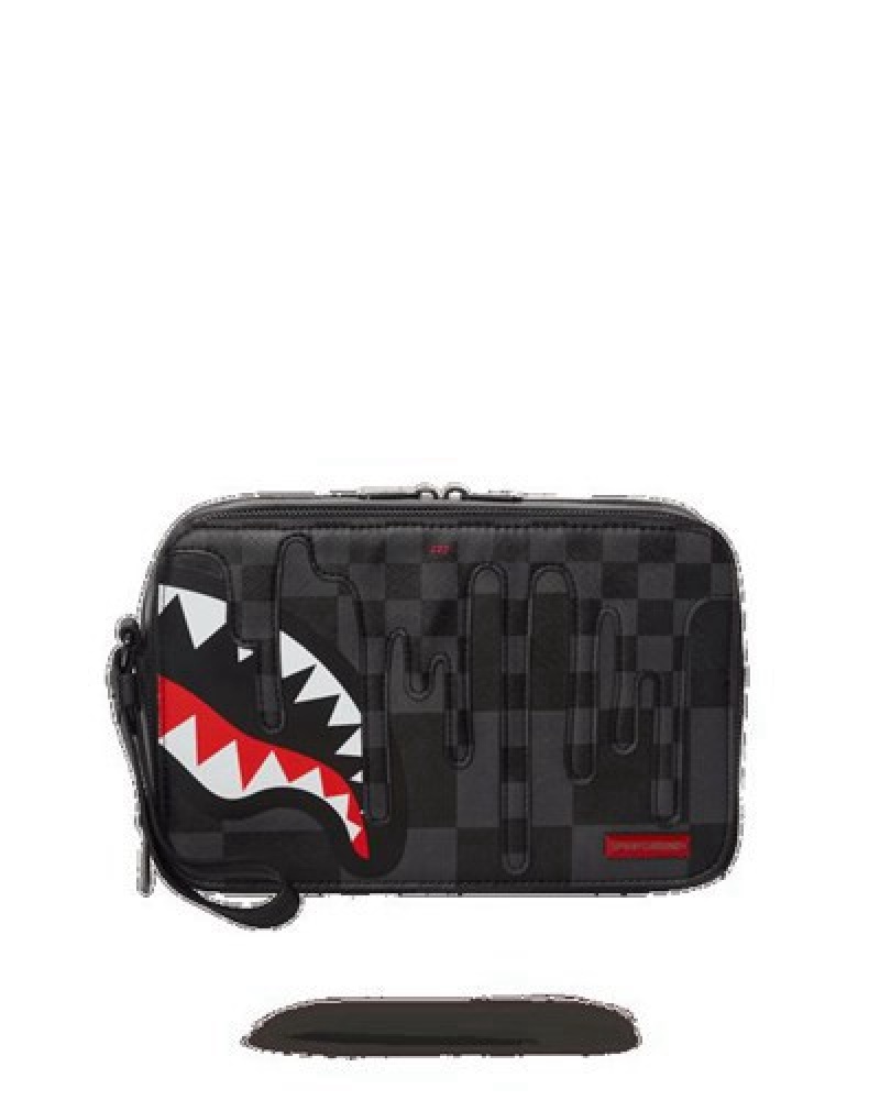 Black Sprayground Xtc Grey Sharks In Paris Bags | 02195-XIUM