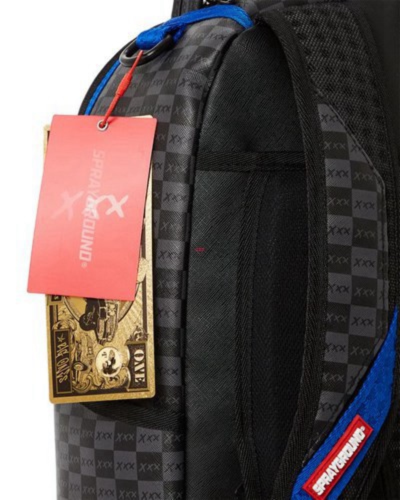 Black Sprayground Xxxtentacion Remedy Backpacks | 79041-RMYN