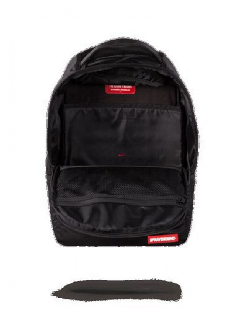 Black Sprayground Zen Tang Backpacks | 97235-ZGJD