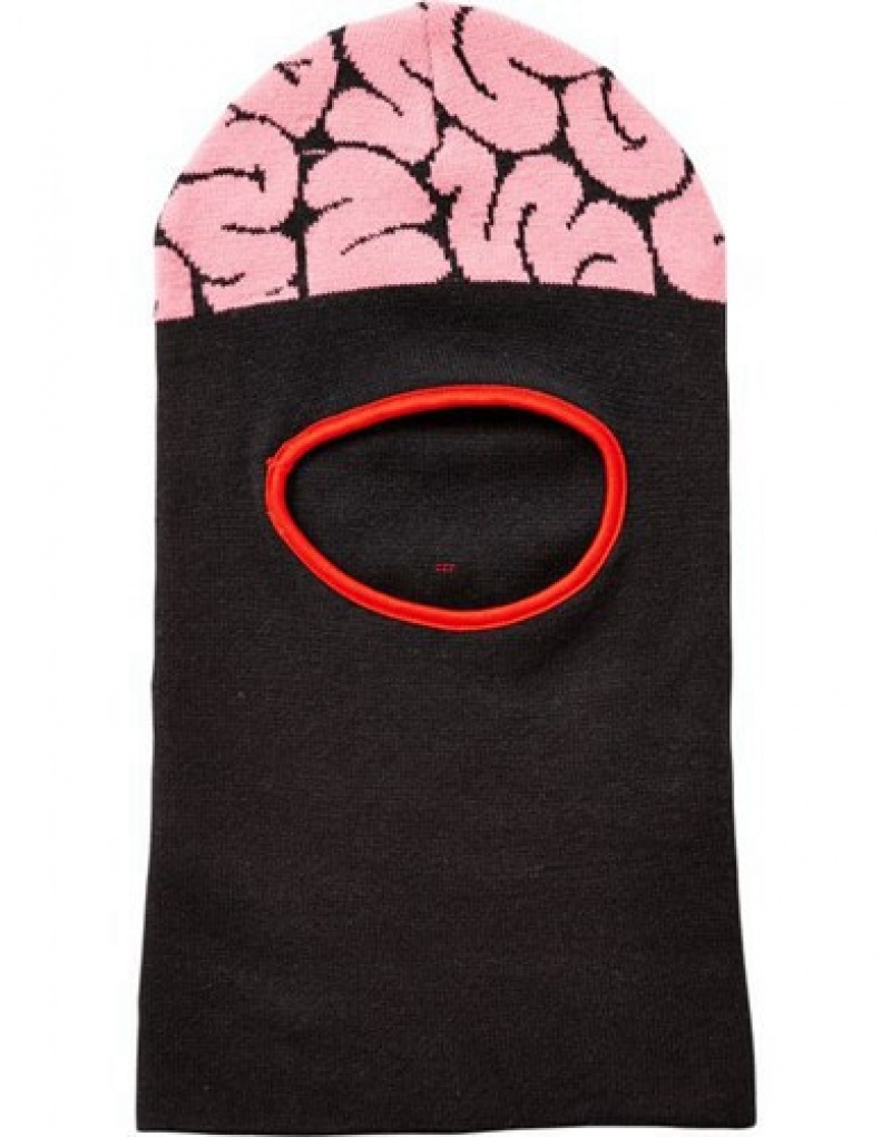 Black / Pink Sprayground Brain Matter Ski Masks | 95620-VSGM