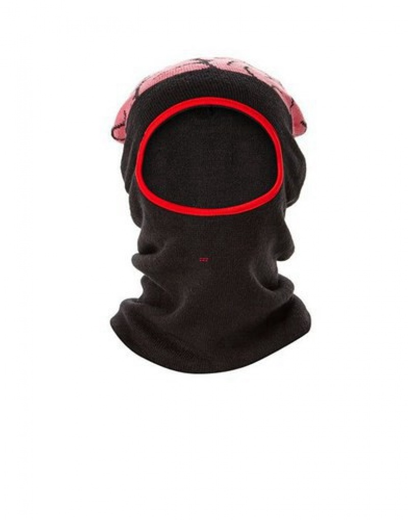 Black / Pink Sprayground Brain Matter Ski Masks | 95620-VSGM