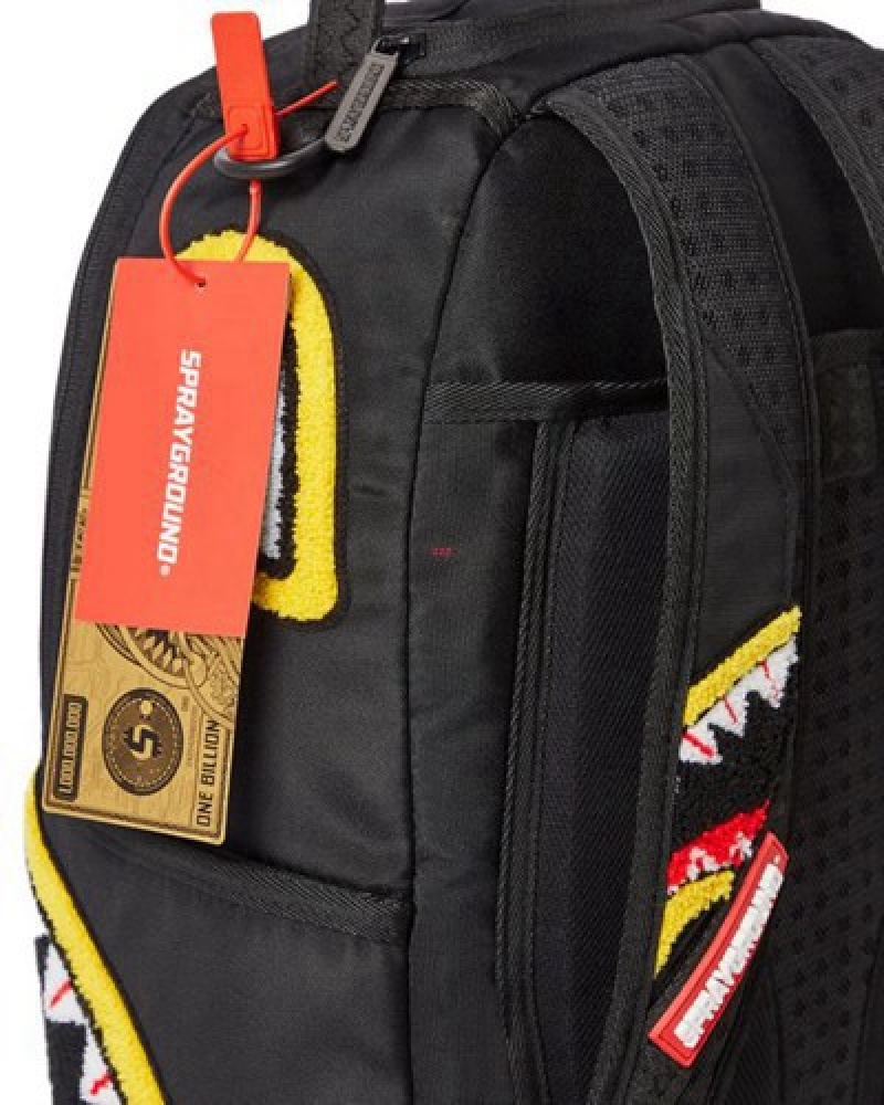 Black / Red Sprayground Jurassic Park Shark 