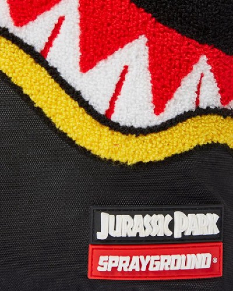 Black / Red Sprayground Jurassic Park Shark 