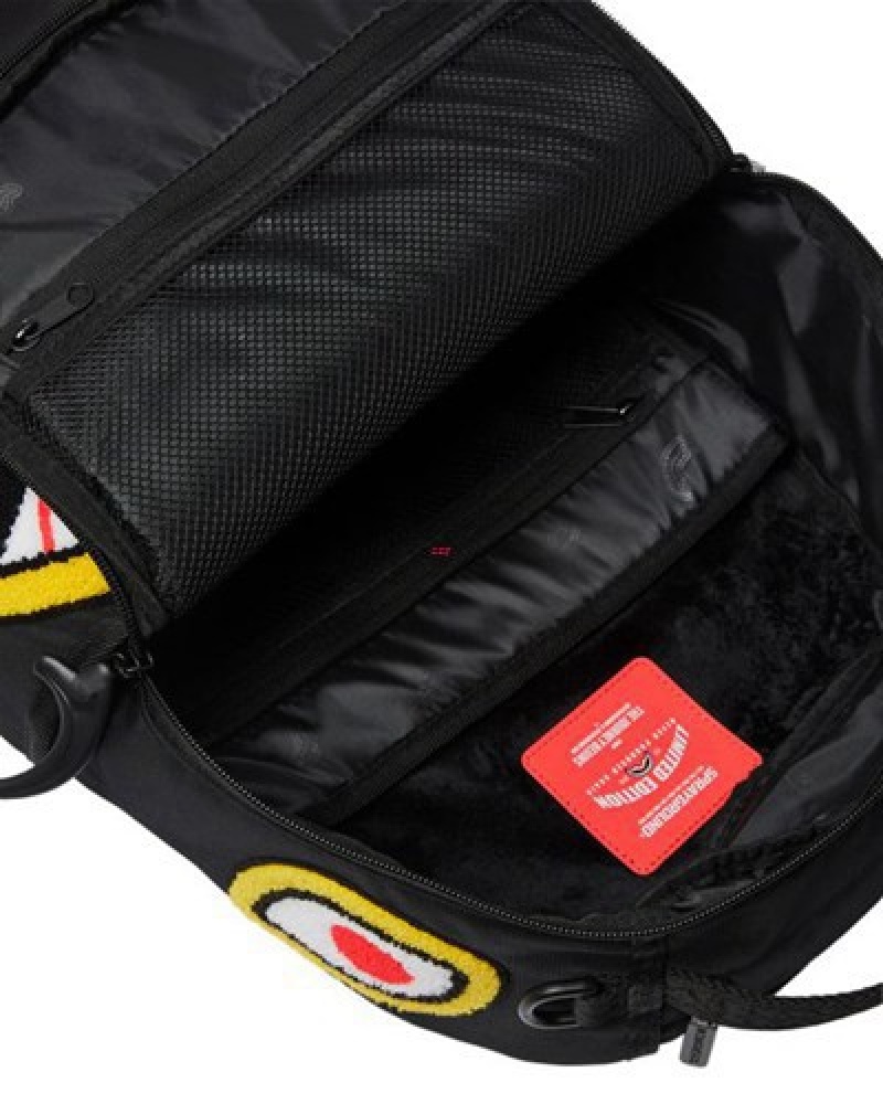 Black / Red Sprayground Jurassic Park Shark 