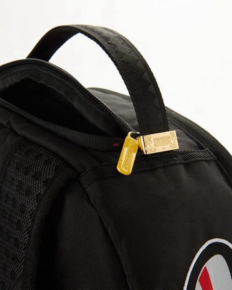 Black / White Sprayground Nbalab: La Lakers Championship Backpacks | 60935-FGMZ