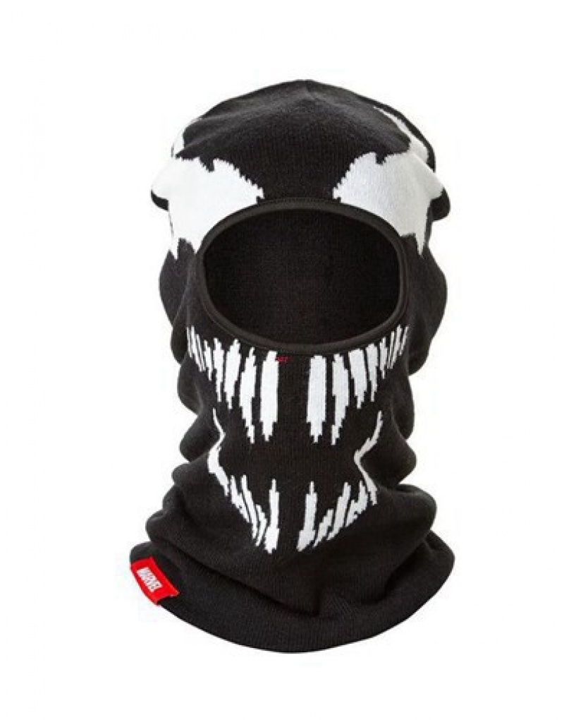 Black / White Sprayground Venom - Marvel Ski Masks | 51693-KTPW