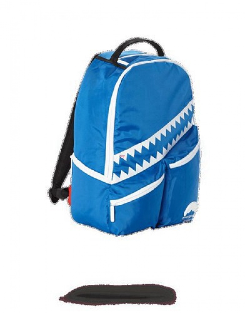 Blue Sprayground All Day Backpacks | 67981-ISAG