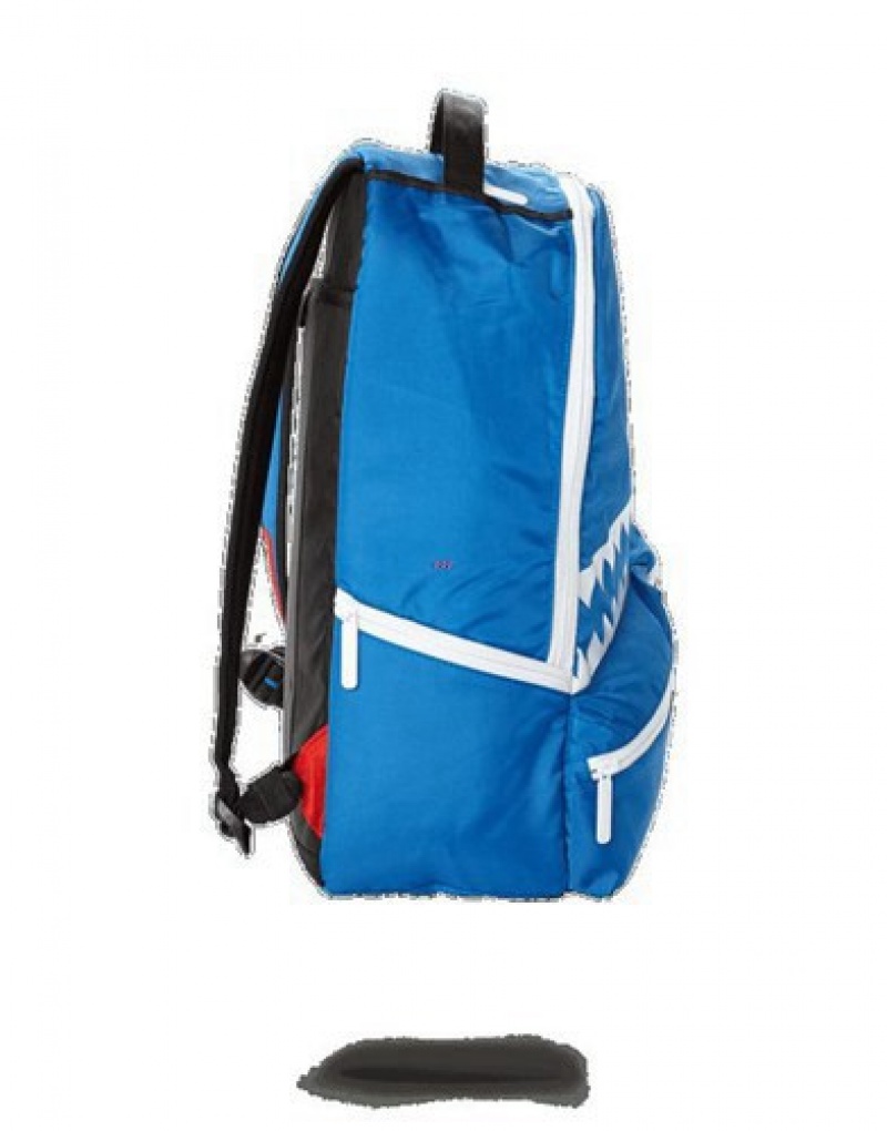 Blue Sprayground All Day Backpacks | 67981-ISAG