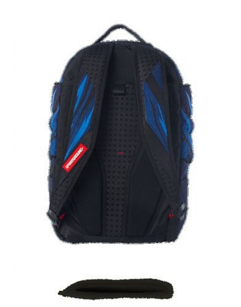 Blue Sprayground Batman Cape Wings Backpacks | 62819-YOSM