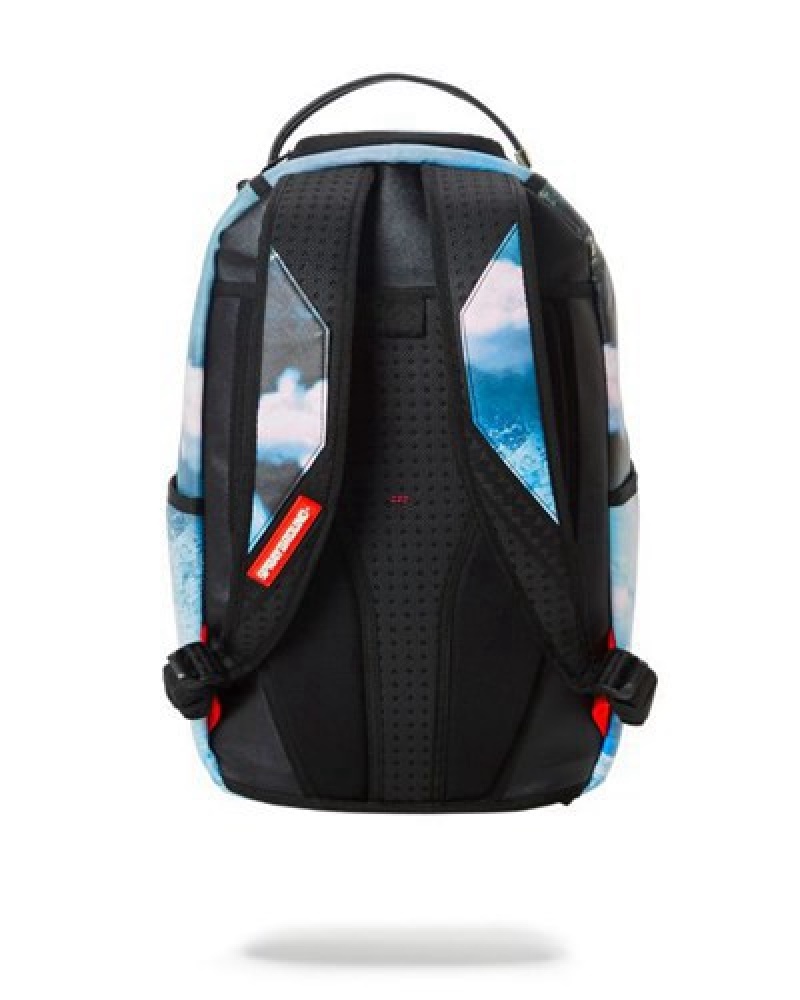 Blue Sprayground Bruce Lee Water Dragon (Dlxv) Backpacks | 86197-AFEI