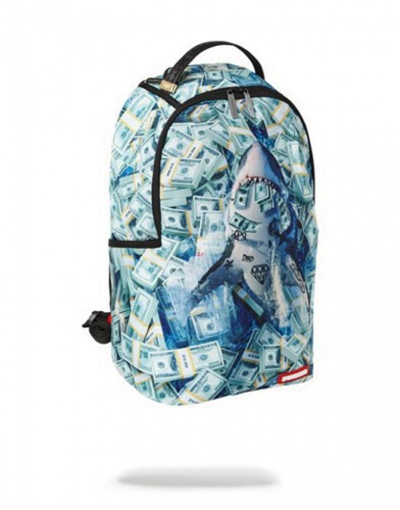 Blue Sprayground Don't Mess With The Best Backpacks | 12804-TIYL