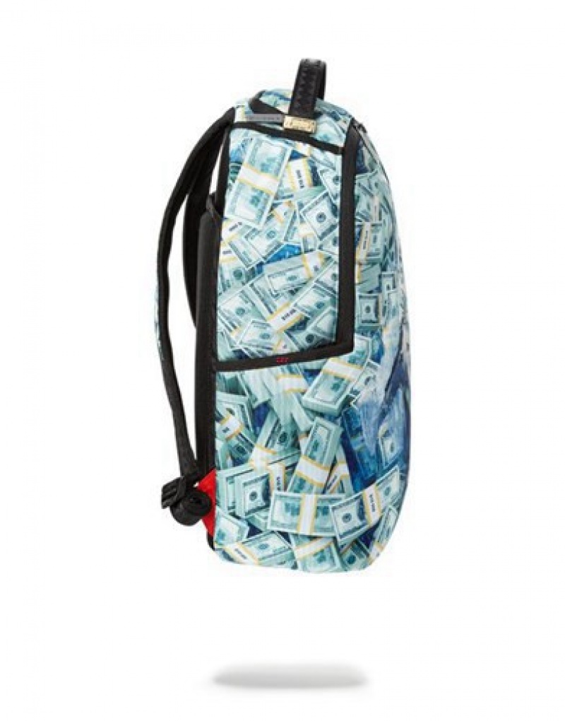 Blue Sprayground Don't Mess With The Best Backpacks | 12804-TIYL