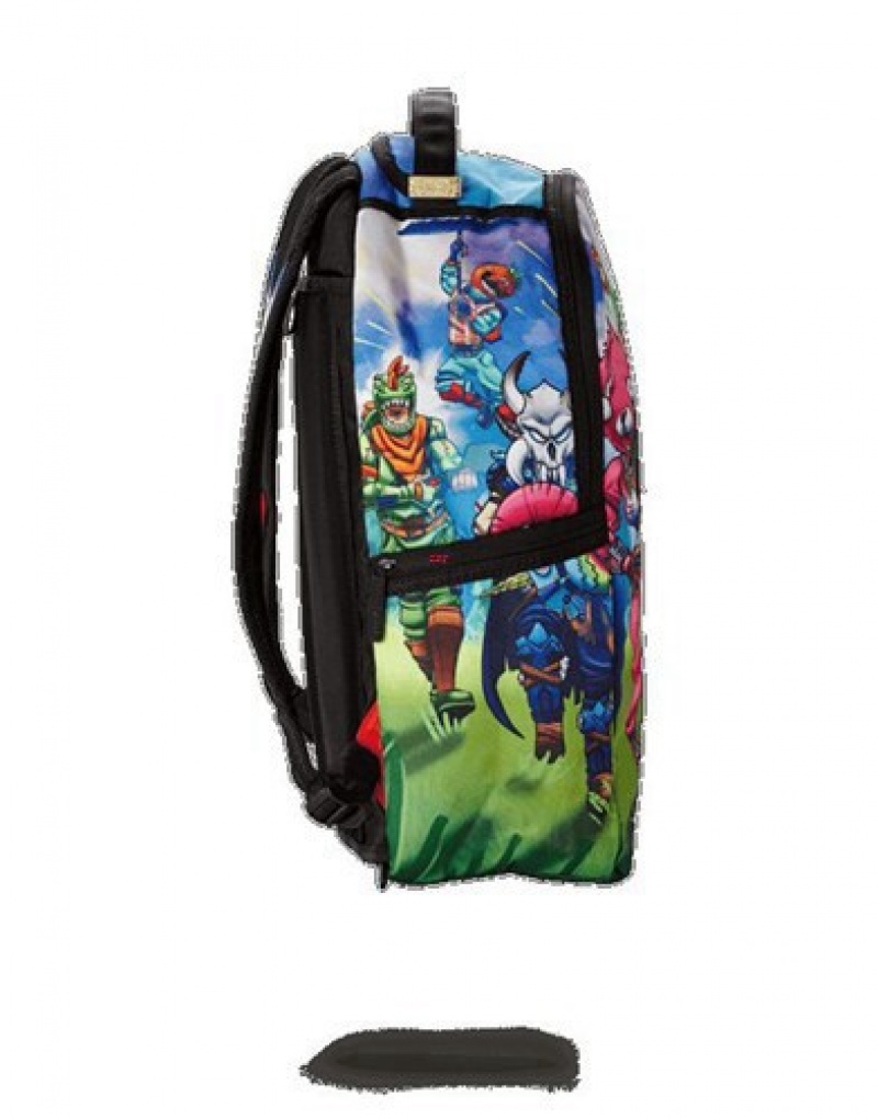 Blue Sprayground Fortnite Running Skins Backpacks | 80475-INPX