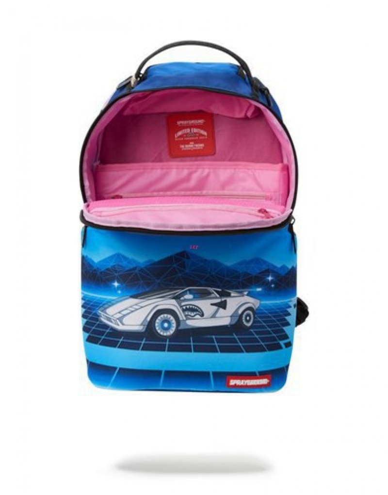 Blue Sprayground Inferno Backpacks | 69870-HXWC