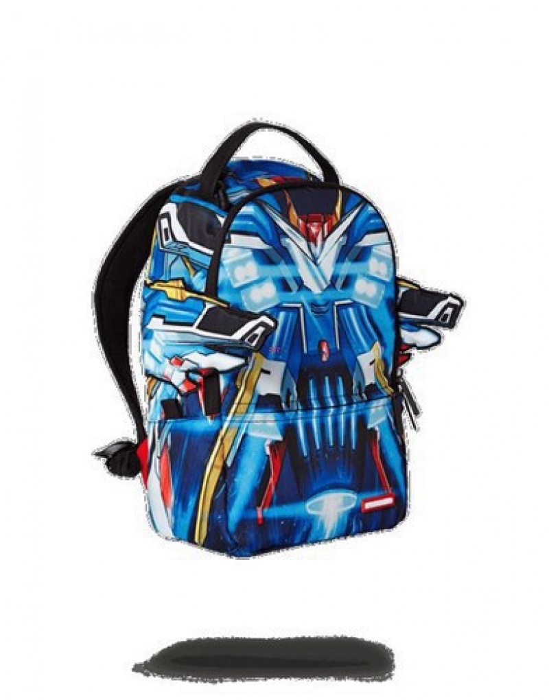 Blue Sprayground Mini Anime Jet Pack Backpacks | 36140-TAEI