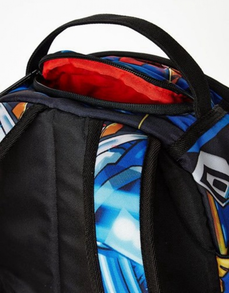 Blue Sprayground Mini Anime Jet Pack Backpacks | 36140-TAEI