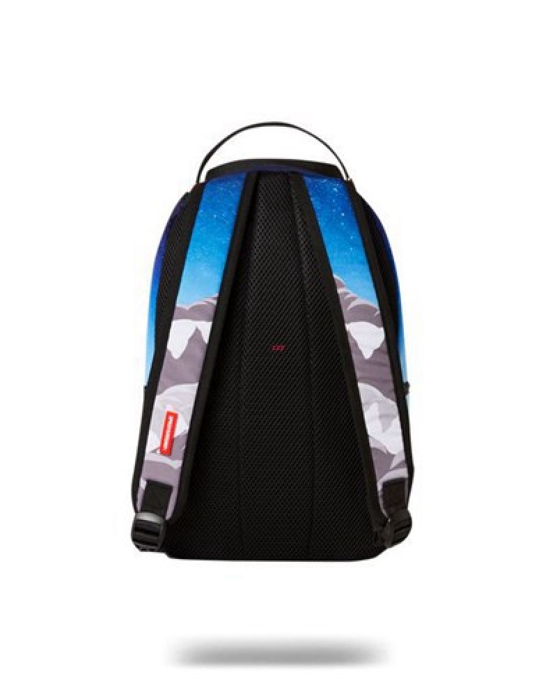 Blue Sprayground Mini Astromane Jetpack Backpacks | 17356-KYOQ