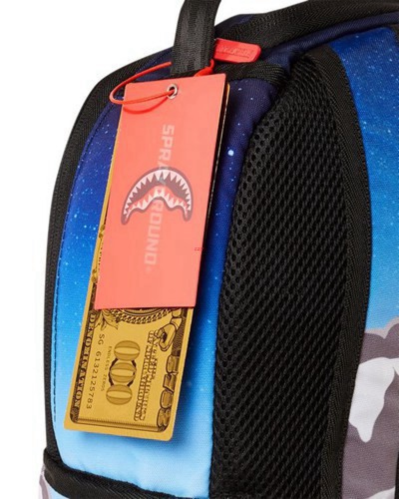 Blue Sprayground Mini Astromane Jetpack Backpacks | 17356-KYOQ