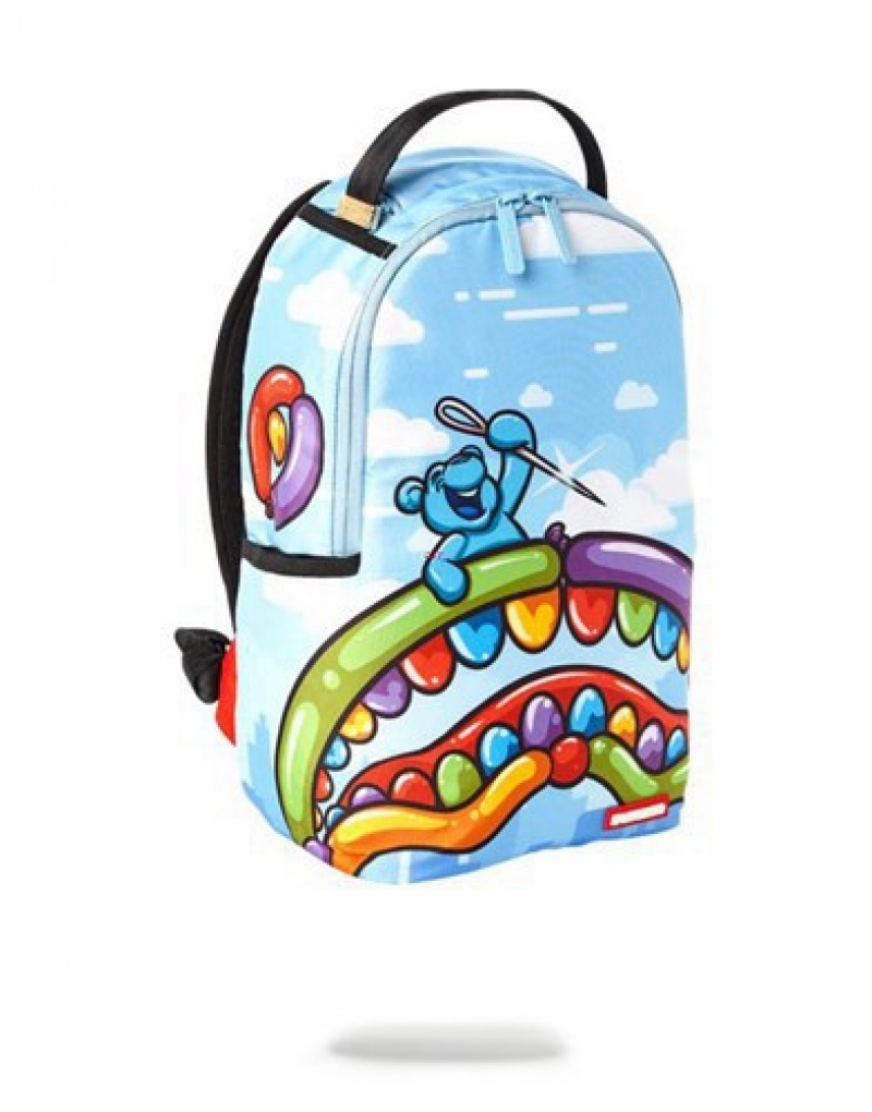 Blue Sprayground Mini It's Poppin Backpacks | 51807-KXFG