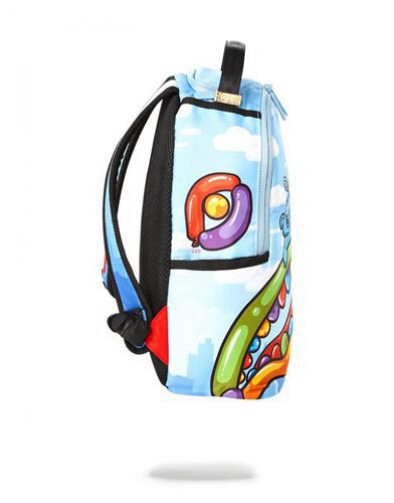 Blue Sprayground Mini It's Poppin Backpacks | 51807-KXFG