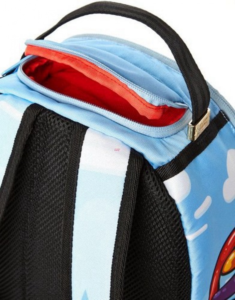 Blue Sprayground Mini It's Poppin Backpacks | 51807-KXFG