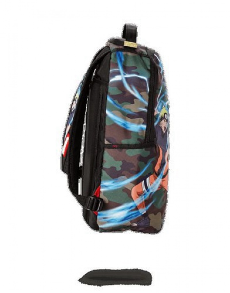 Blue Sprayground Naruto Vs. Sasuke Backpacks | 87235-ABQD